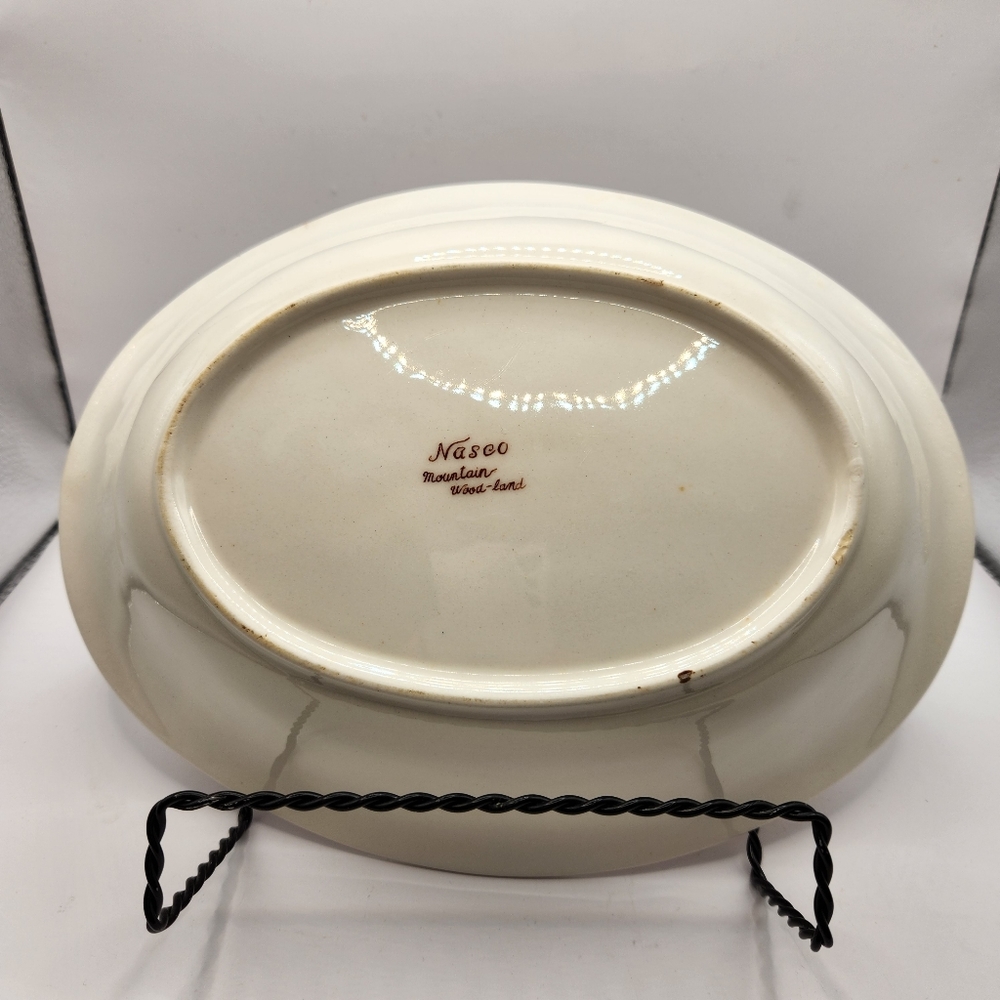 Vintage Nasco "Mountain Wood-Land" Serving Dish - Picture 2 of 7
